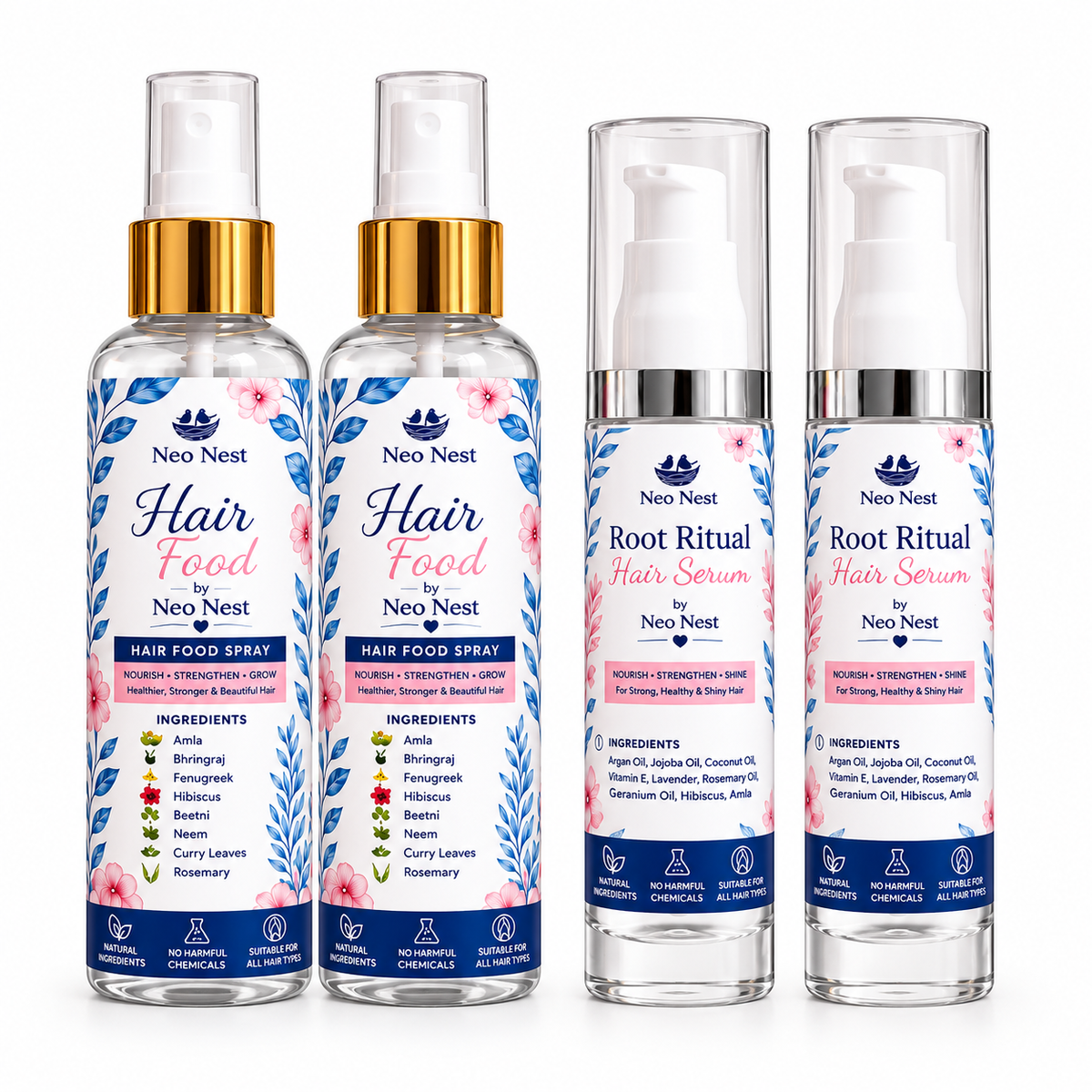 Neo Nest Hair Growth Herbal Spray - Pack Of 2